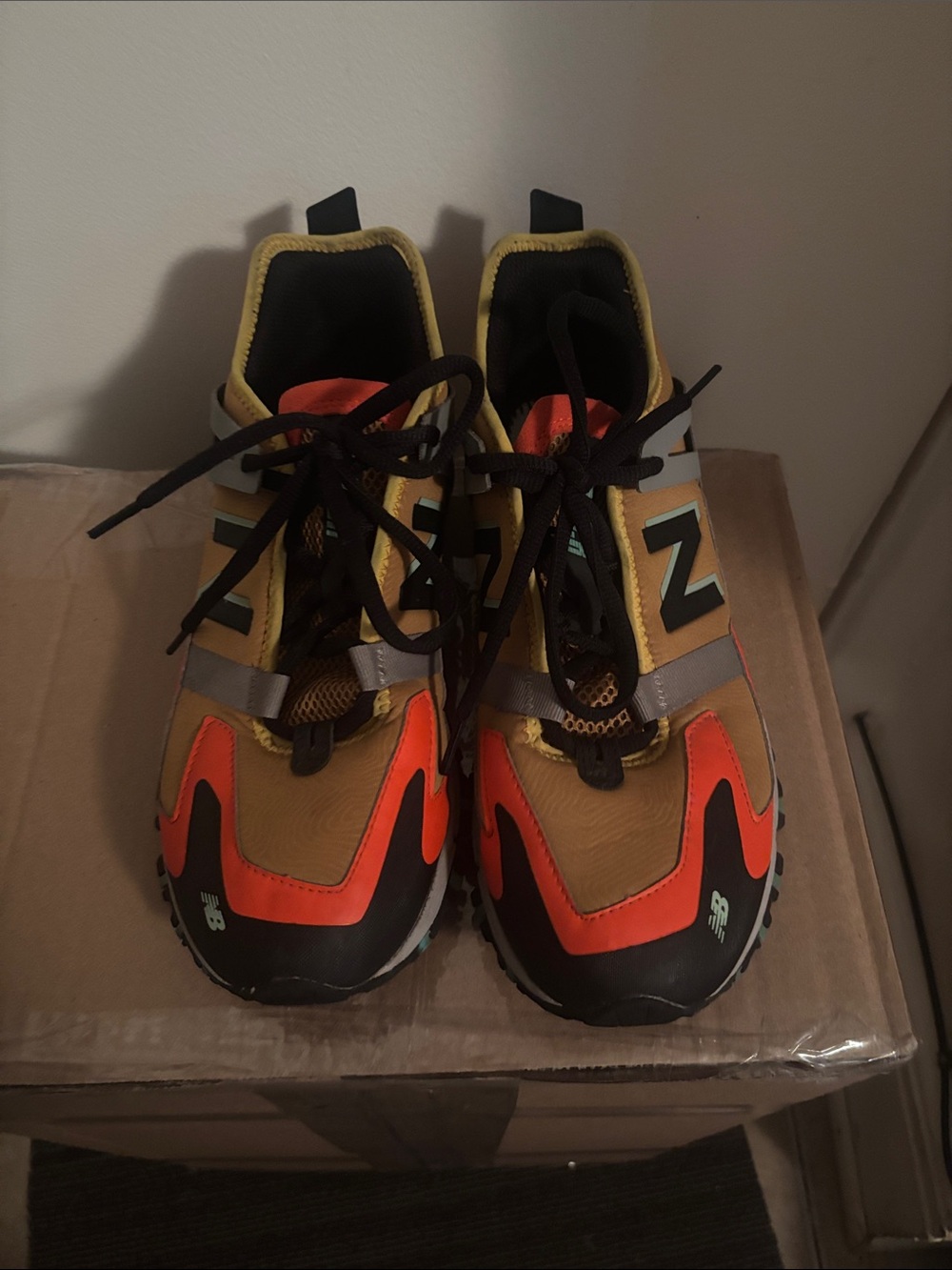 New Balance Men’s Sneakers - Orange, Tan, Black